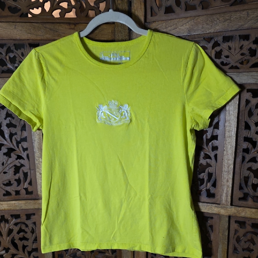 Ralph Lauren Lime Green Active Tee
